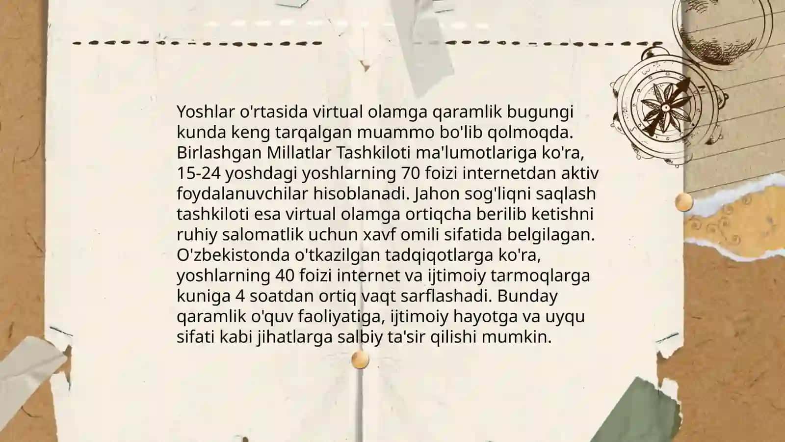 Virtual olam jozibadorligiga qaramlik va uning oqibatlari 4