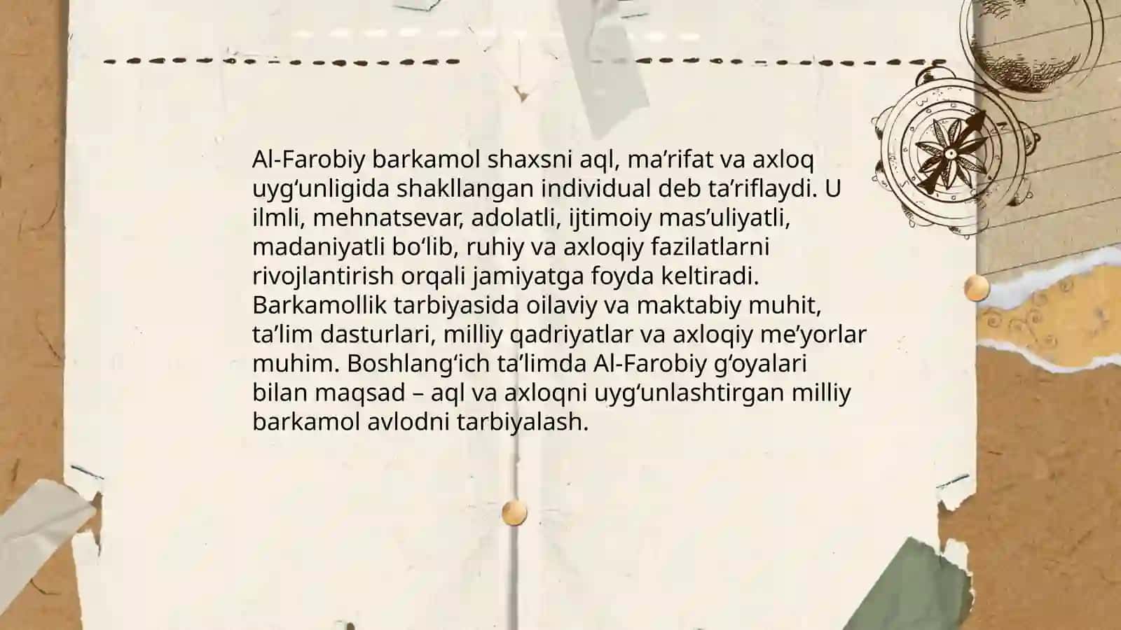 Sharq mutafakkirlari barkamol shaxs tarbiyasi haqida 4
