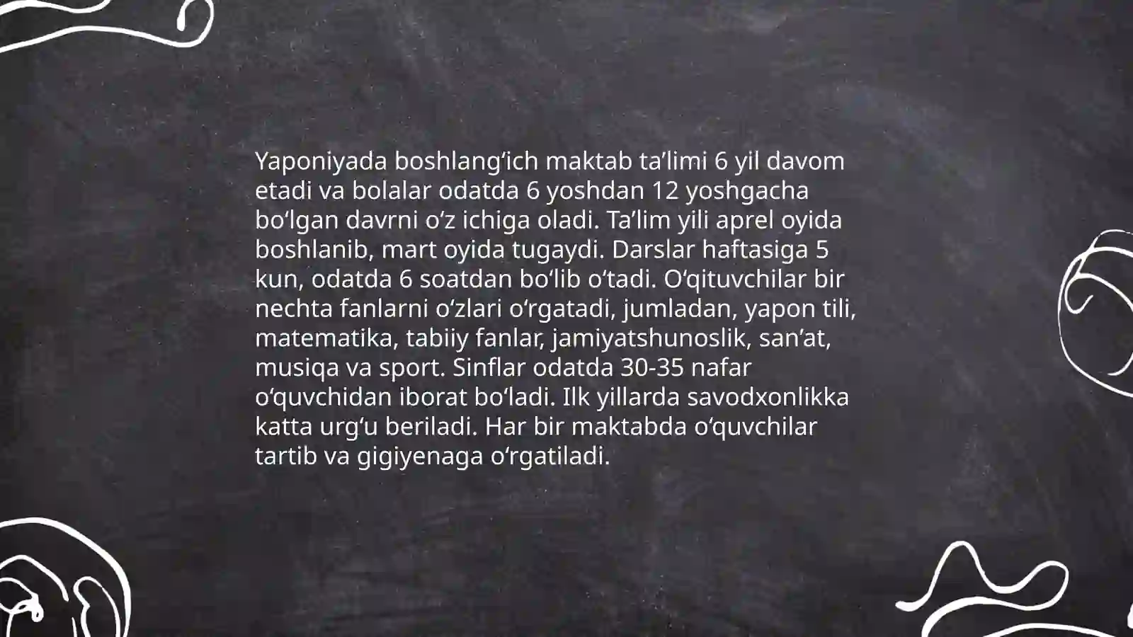 Yaponiyada t'lim tizimi 4