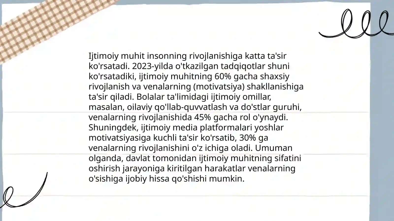Tana venalari taraqqiyotiga va tuzilishiga ijtimoiy va biologik muhitlarning taʼsiri 4