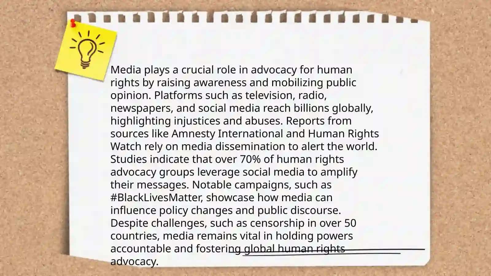 The role of media in human rights 4