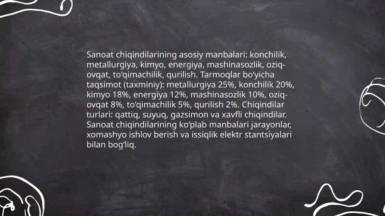 Sanoat chiqindilar 4