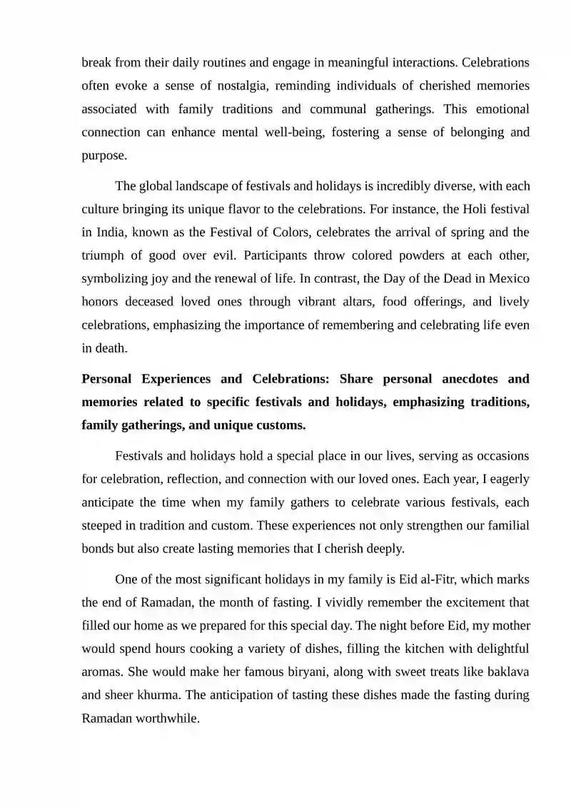 Festivals holidays past simple (Wecelebrated) 4
