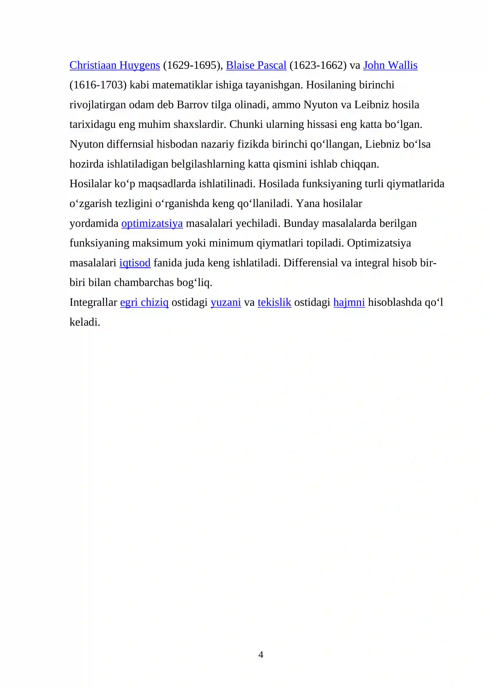 XOSMAS INTEGRALLAR 4