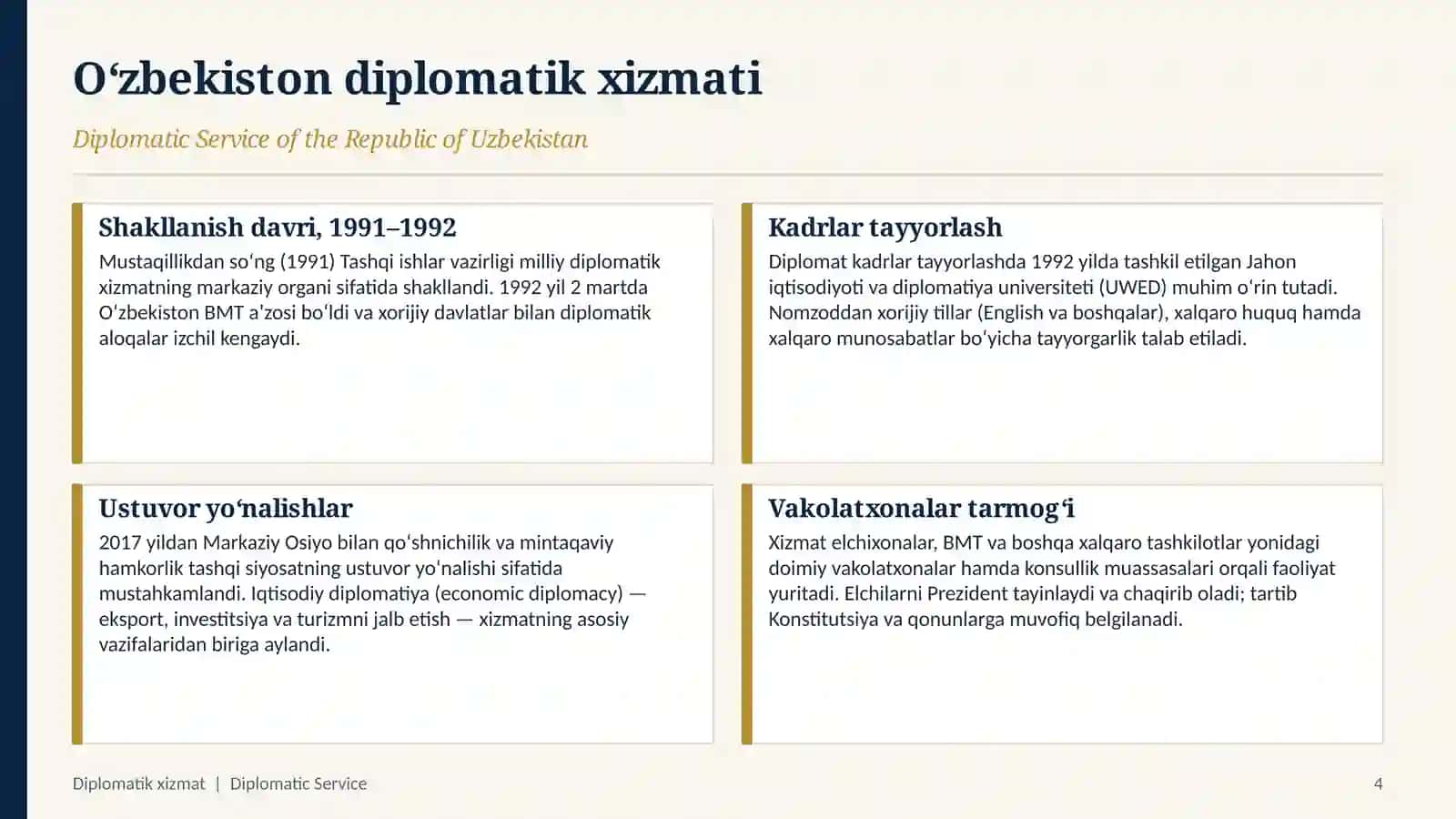 DIPLOMATIK XIZMAT 4