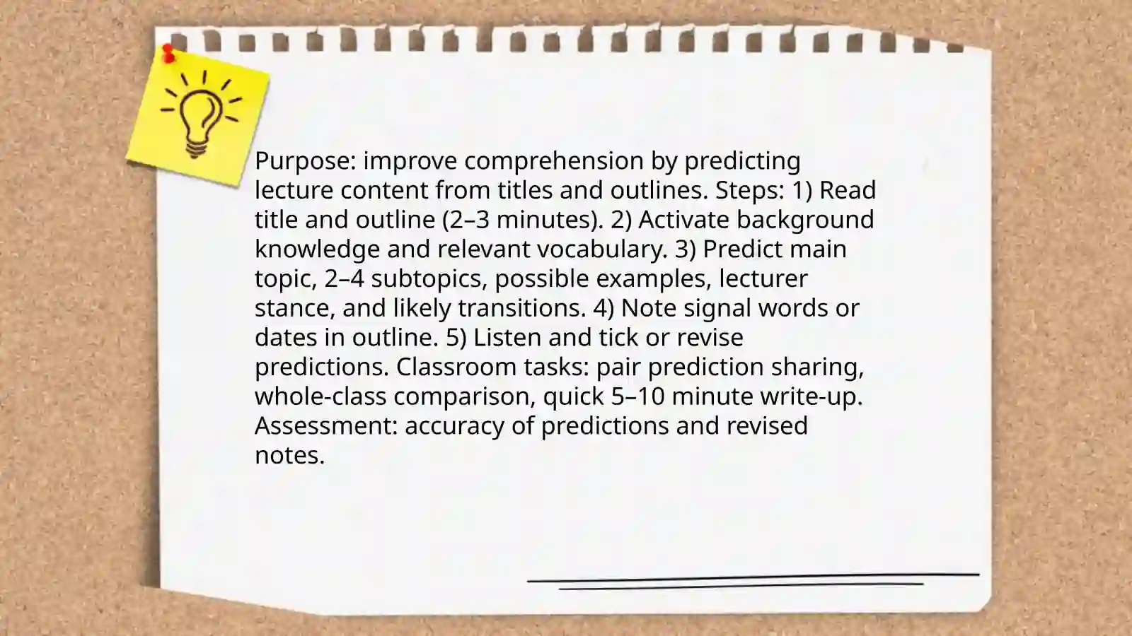 Mini teaching practicing academic listening tasks 4