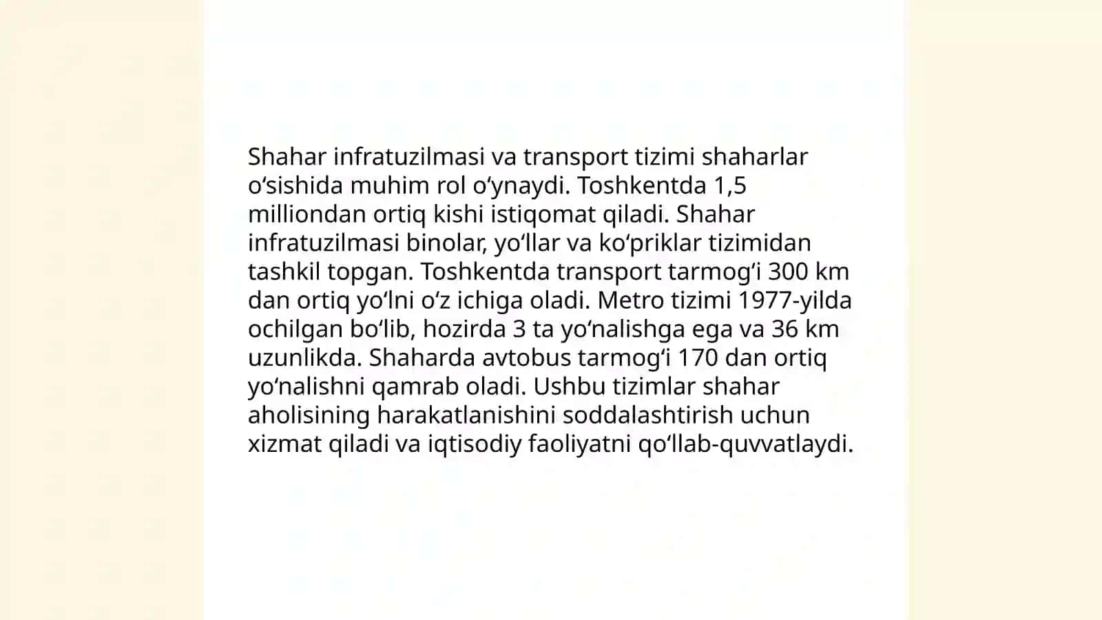 O'zbekistonda shaharlar hududiy tizimlarining shakllanish va rivojlanish muammolari 4
