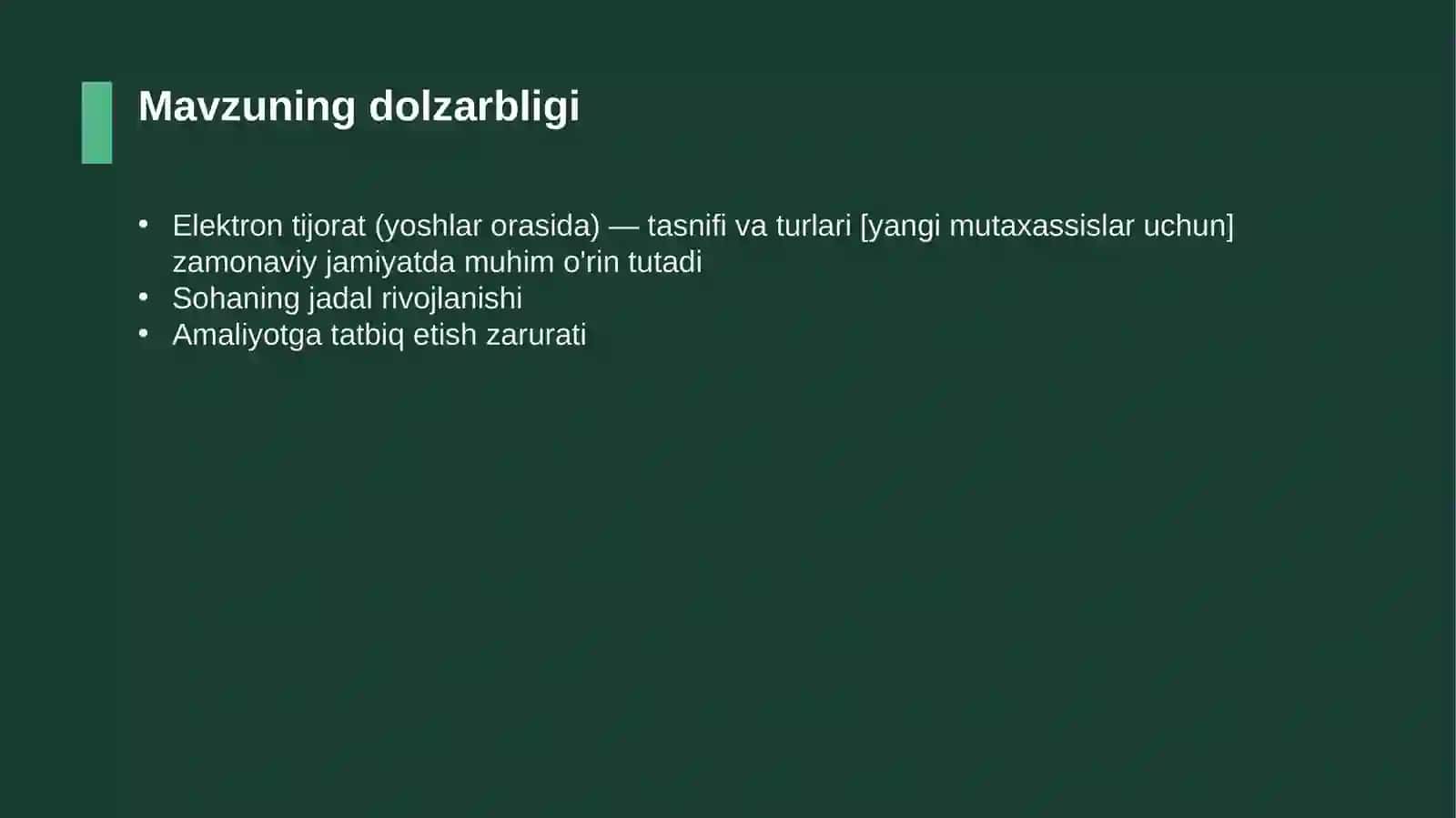 Elektron tijorat (yoshlar orasida) — tasnifi va turlari [yangi mutaxassislar uchun] 4