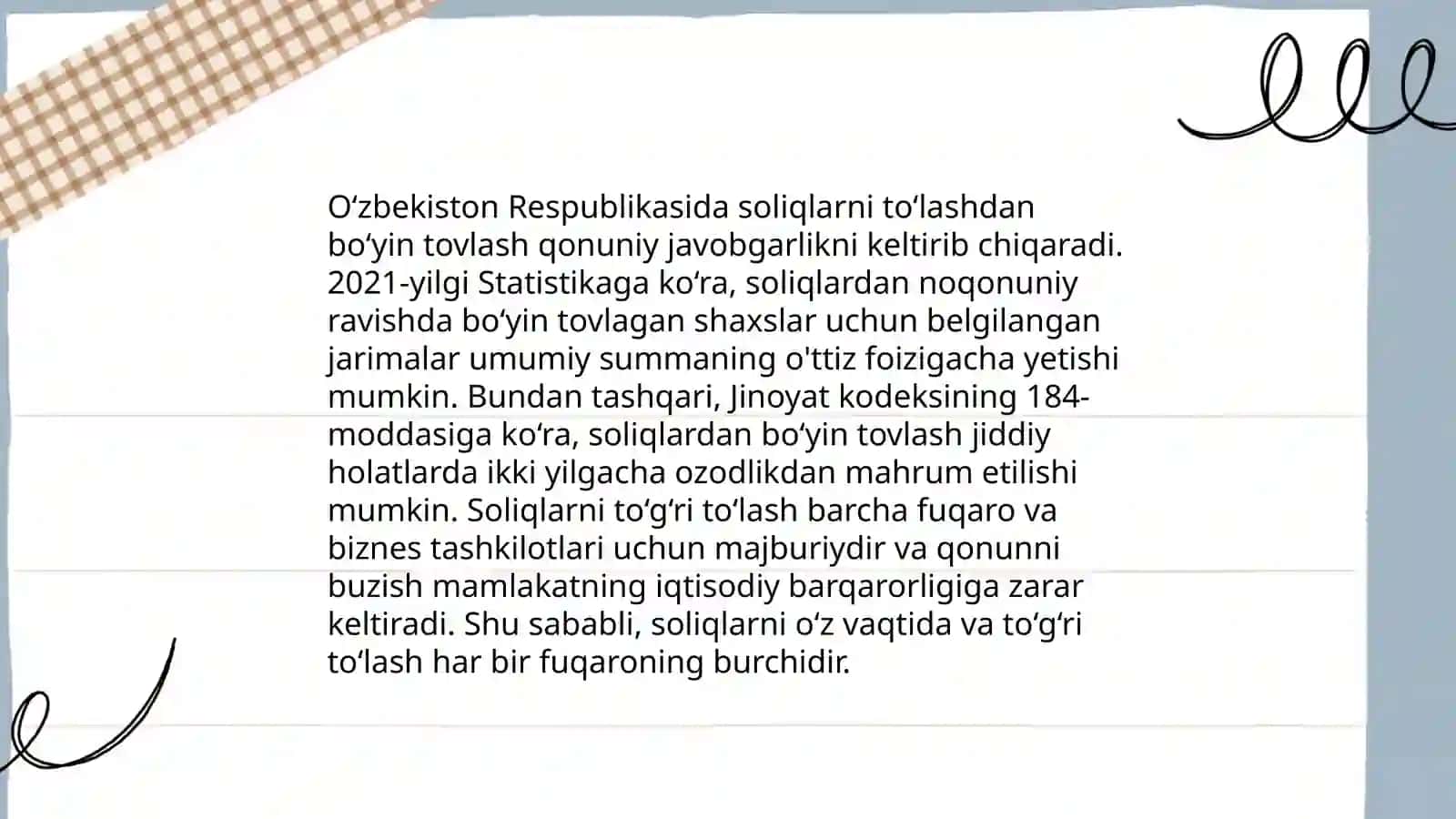 Fuqarolar tomonidan qonunda belgilangan burchlarni bajarmaslik 4