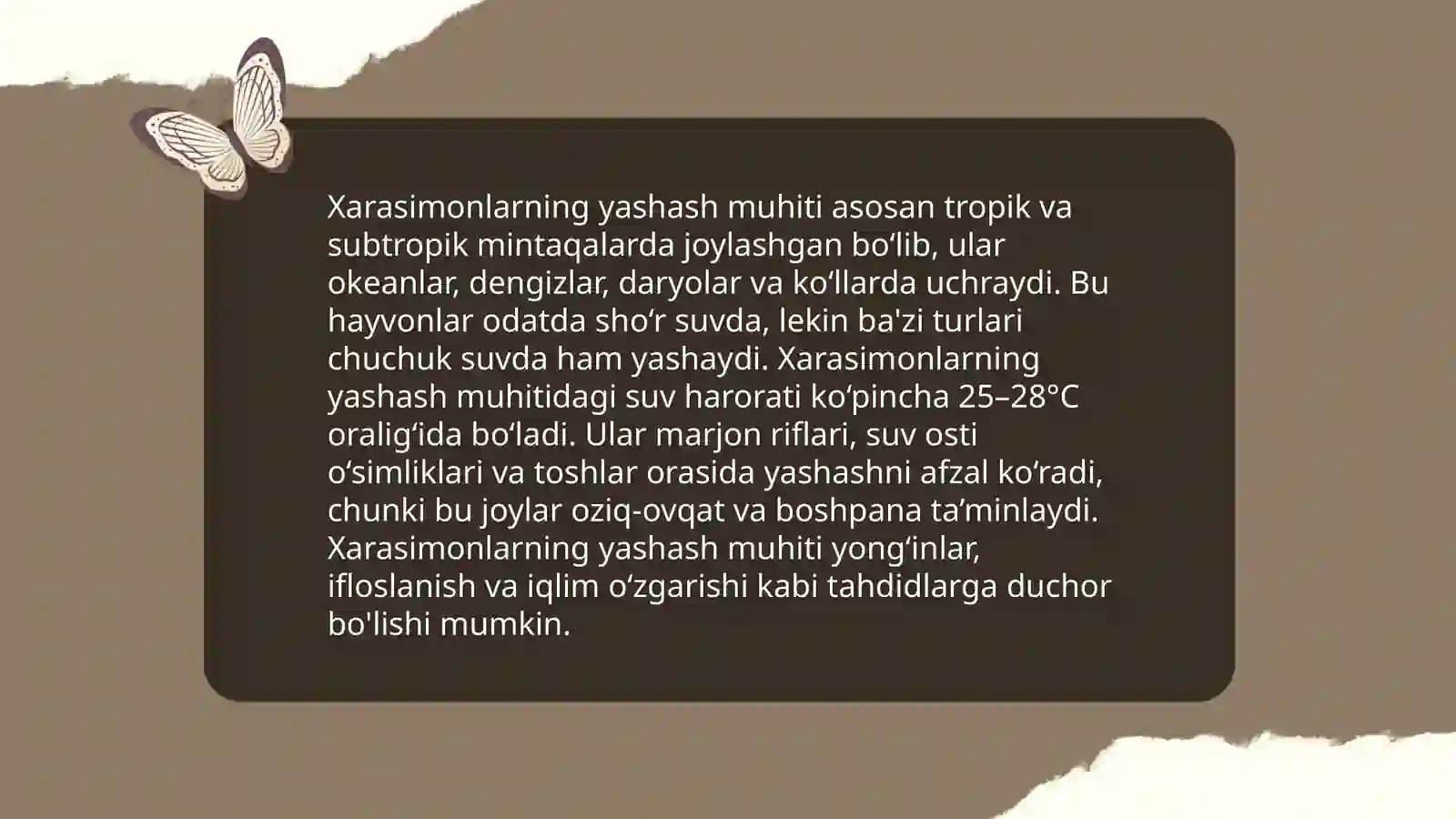 Xarasimonlar yoki nurli suvoʻtlar boʻlimining umumiy xarakteristikasi, klassifikatsiyasi,asosiy vakillari va koʻpayishi 4