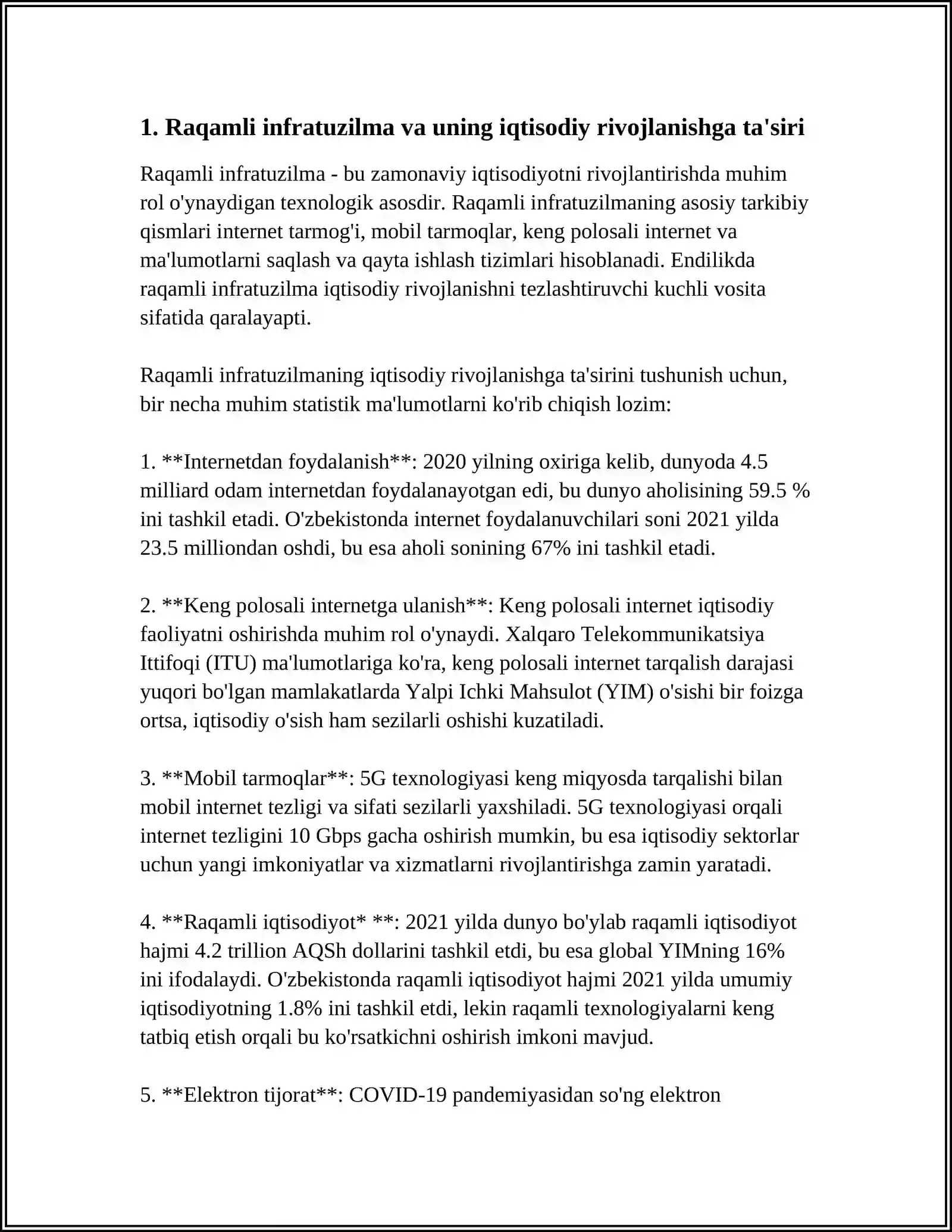 IQTISODIYOTNI RIVOJLANTIRISHDA RAQAMLI IQTISODIYOTNING ROLI 4