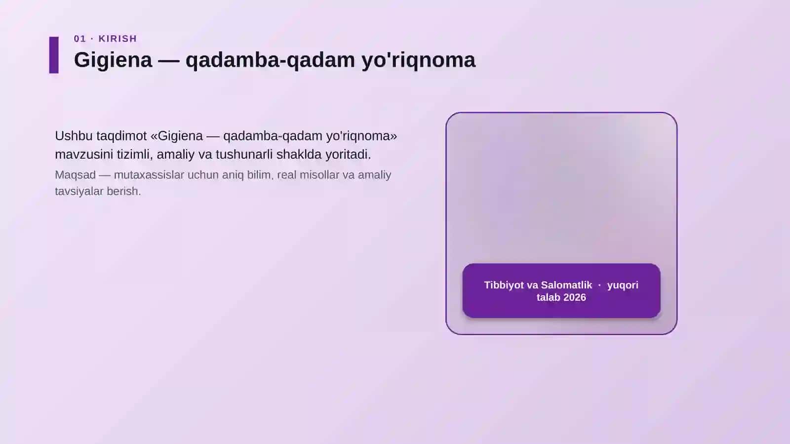 Gigiena — qadamba-qadam yo'riqnoma 4