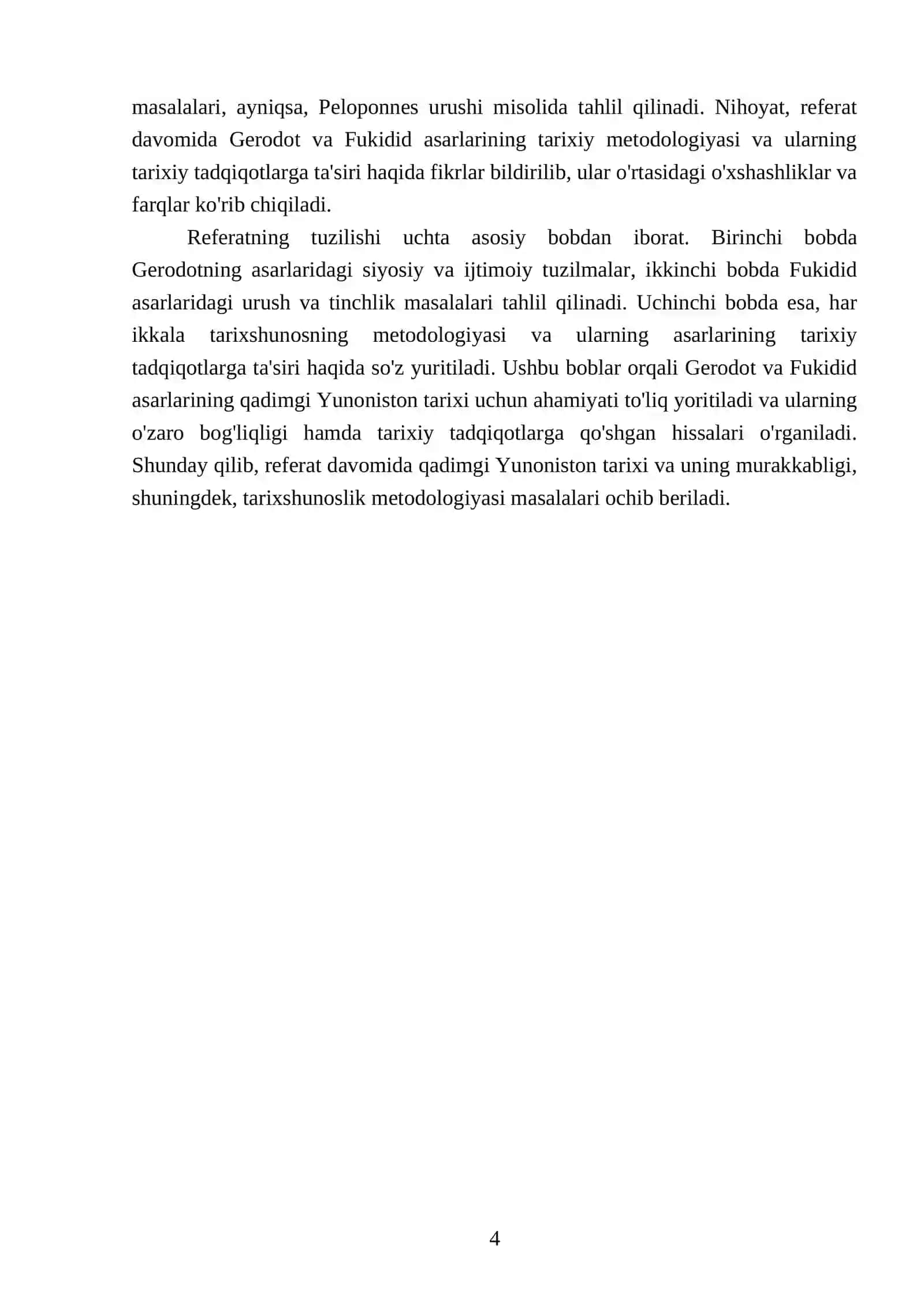 Qadimgi Yunoniston tarixini o‘rganishda Gerodot va Fukidid asarlarini ahamiyati 4