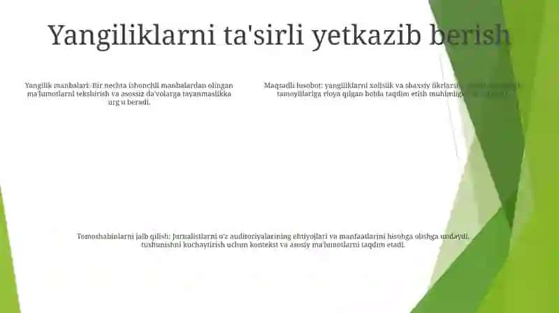 Radioda Yangilik Tayyorlash 4