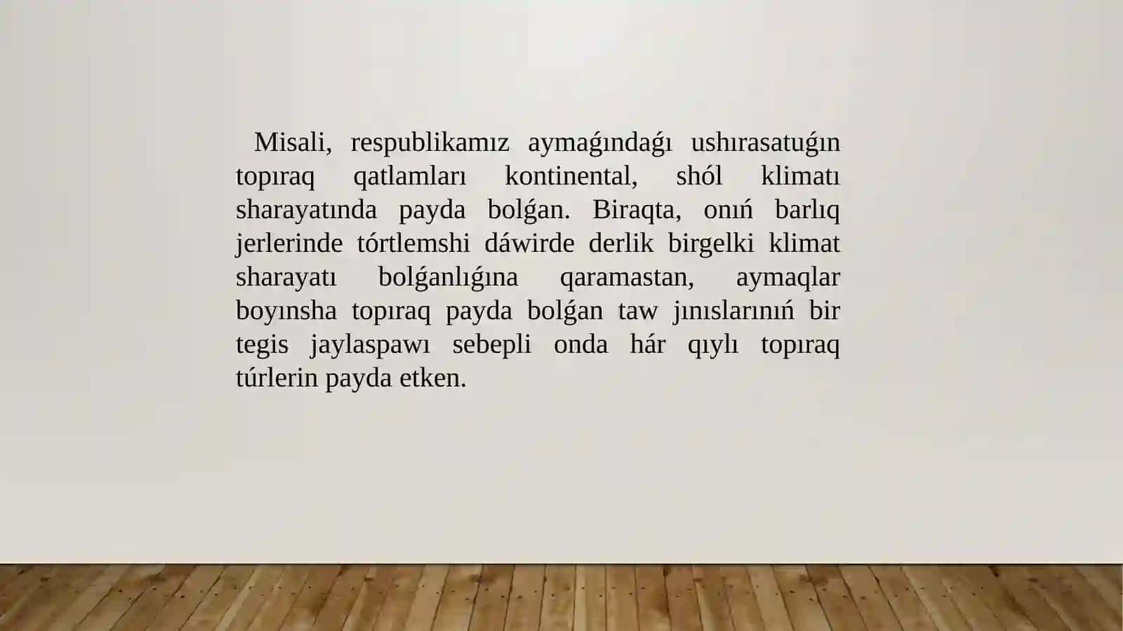 Qaraqalpaqstannin topiraqlari ha’m topiraq resurslari 4