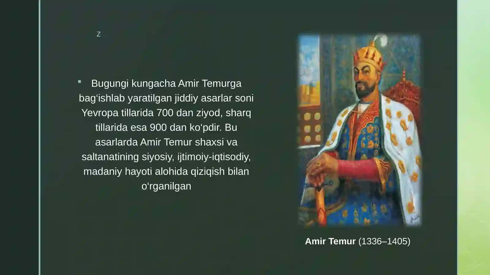 Amir Temur va Temuriylar davridagi iqtisodiy g'oyalar va iqtisodiy siyosat 4