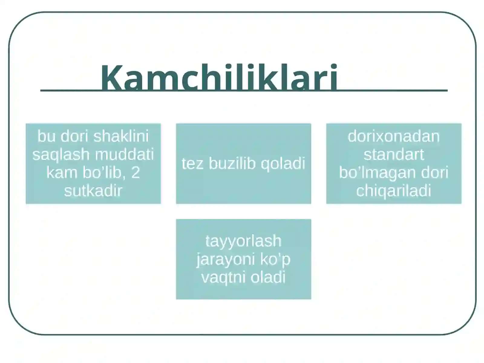 Фан:Фитопрепаратларни назорат қилиш 4