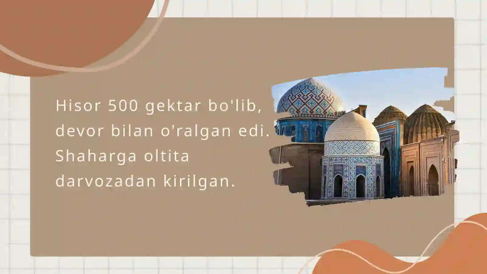 TEMURIYLAR DAVRIDA ME'MORCHILIGI 4