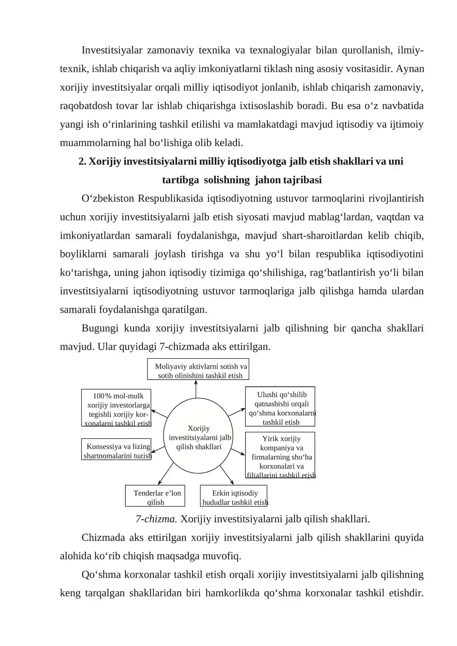 Iqtisоdiyotni rivоjlаntirishdа хоrijiy investitsiyalаrning ahamiyati 4