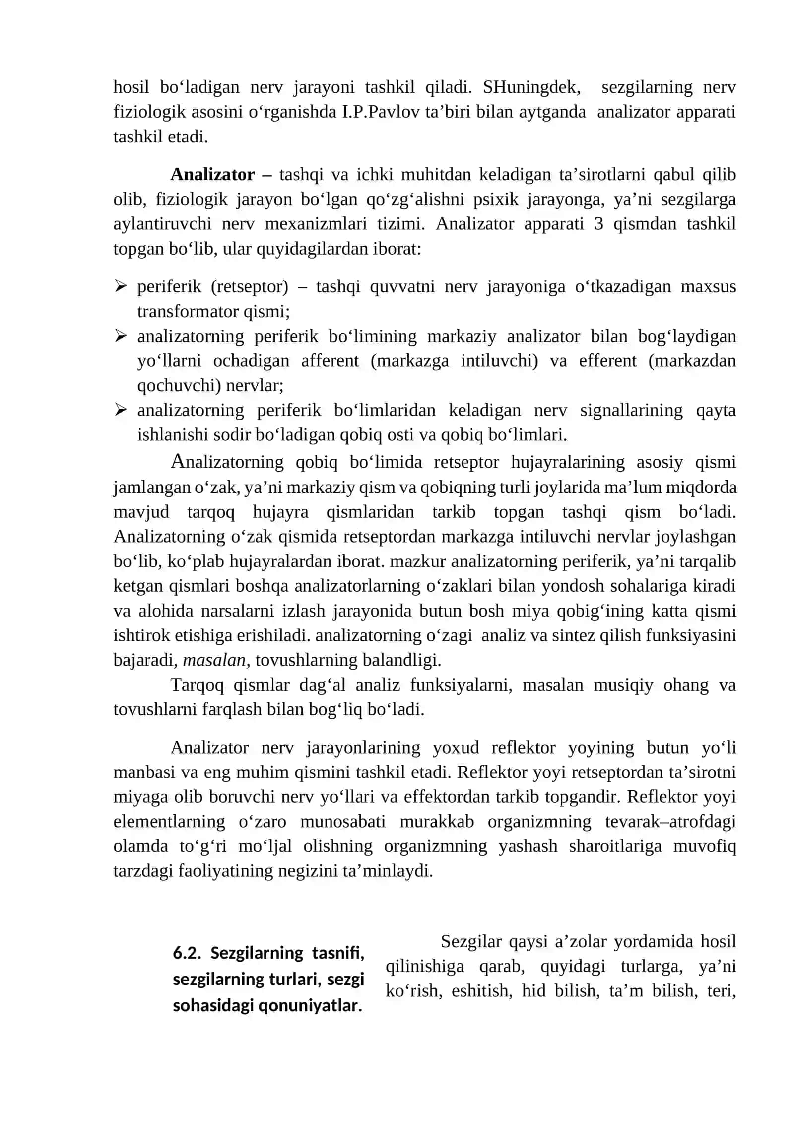 Sezgilar 4