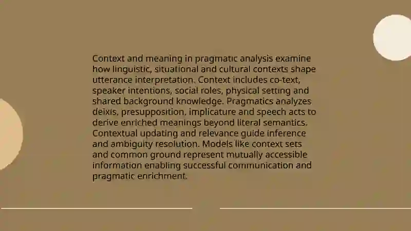 About pragmatics 4