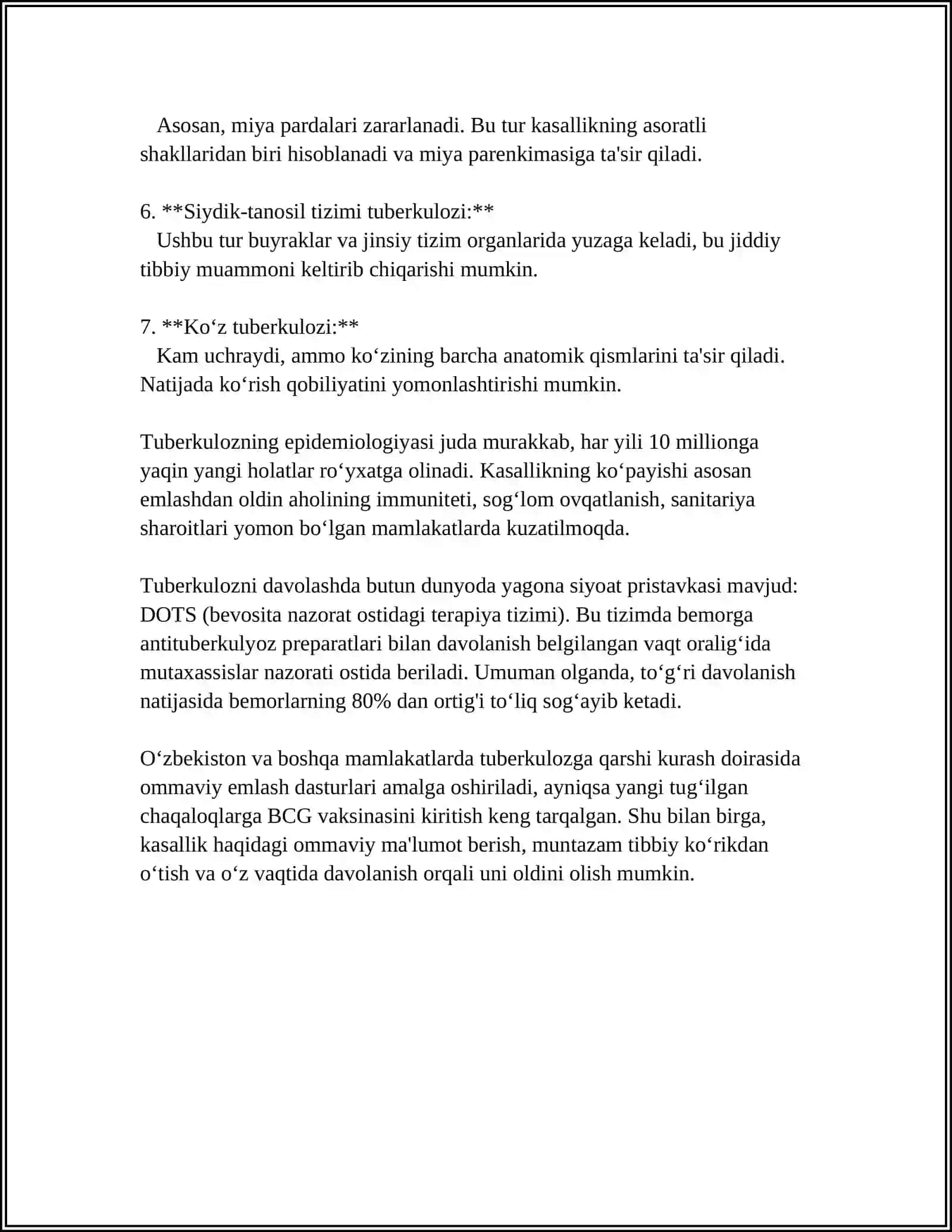 TUBERKULYOZNING DESTRUKTIV SHAKLLARI 4