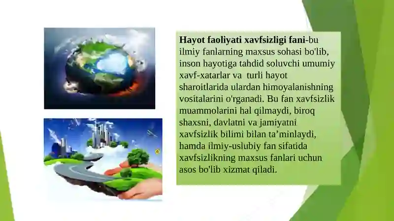 Hayot faoliyati xavfsizligi 4