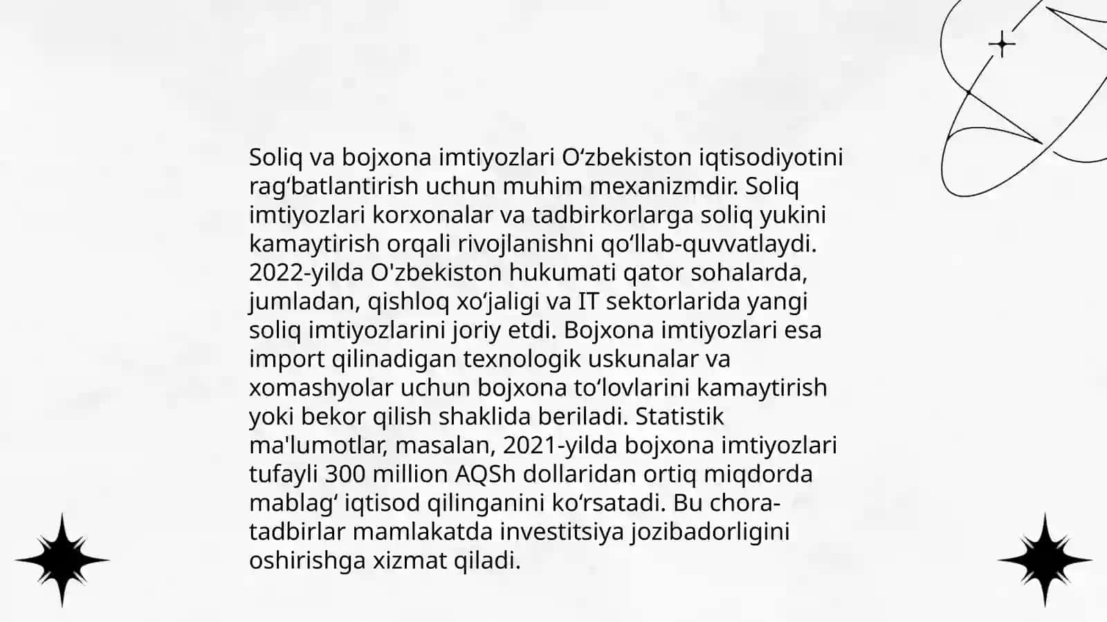 Invistetsiyafaoliyatini rivojlantirishning muhim shart sharoitlar 4