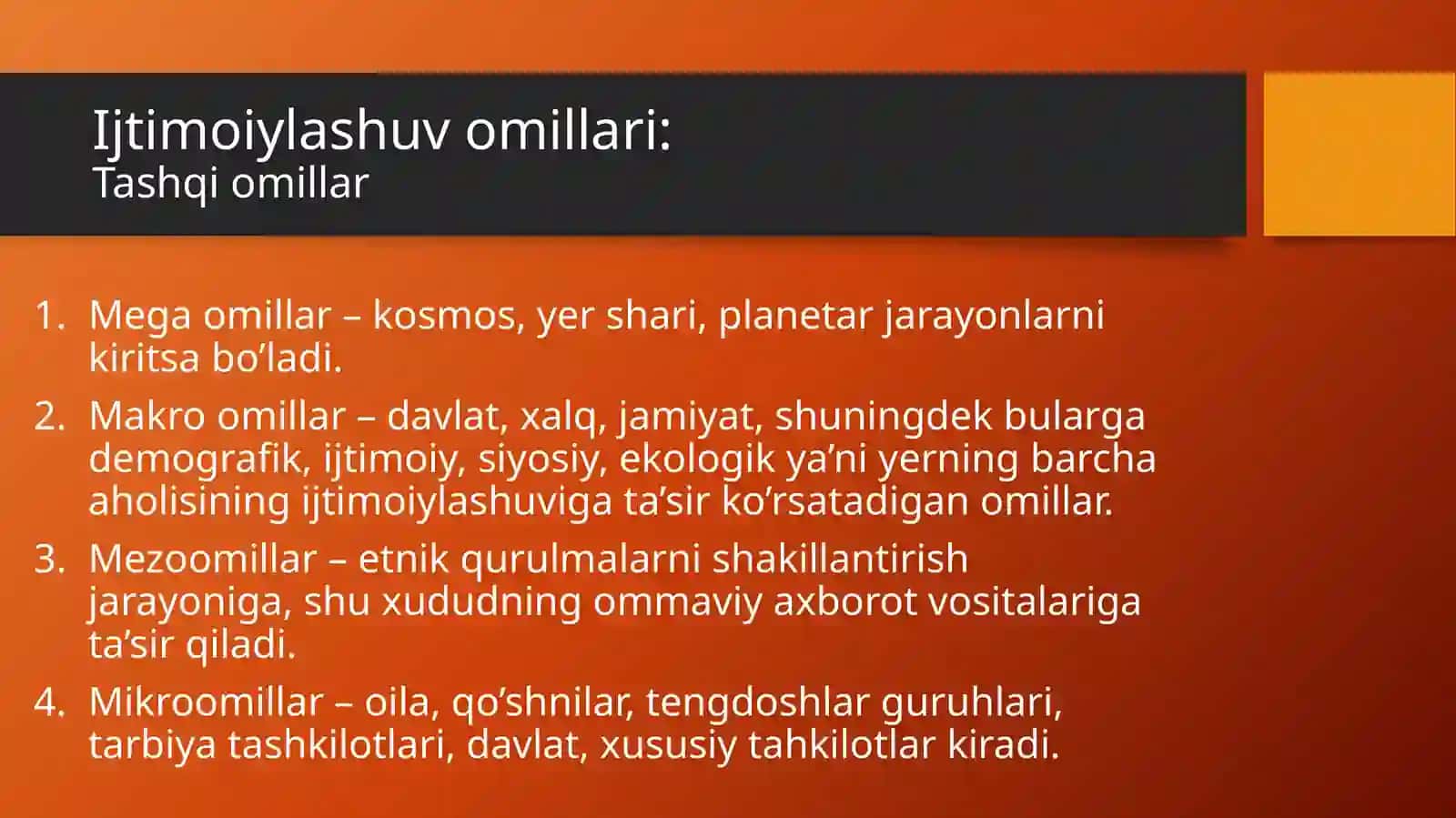 Bola   rivojlanishida  muhitning    ta’siri 4
