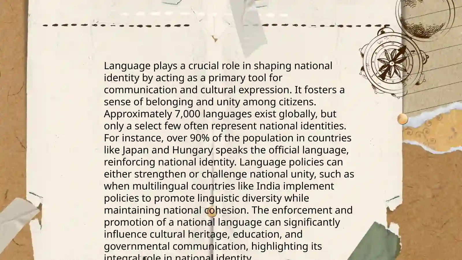 National and official languages 4