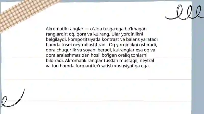 Ranglar haqida maʼlumot 4