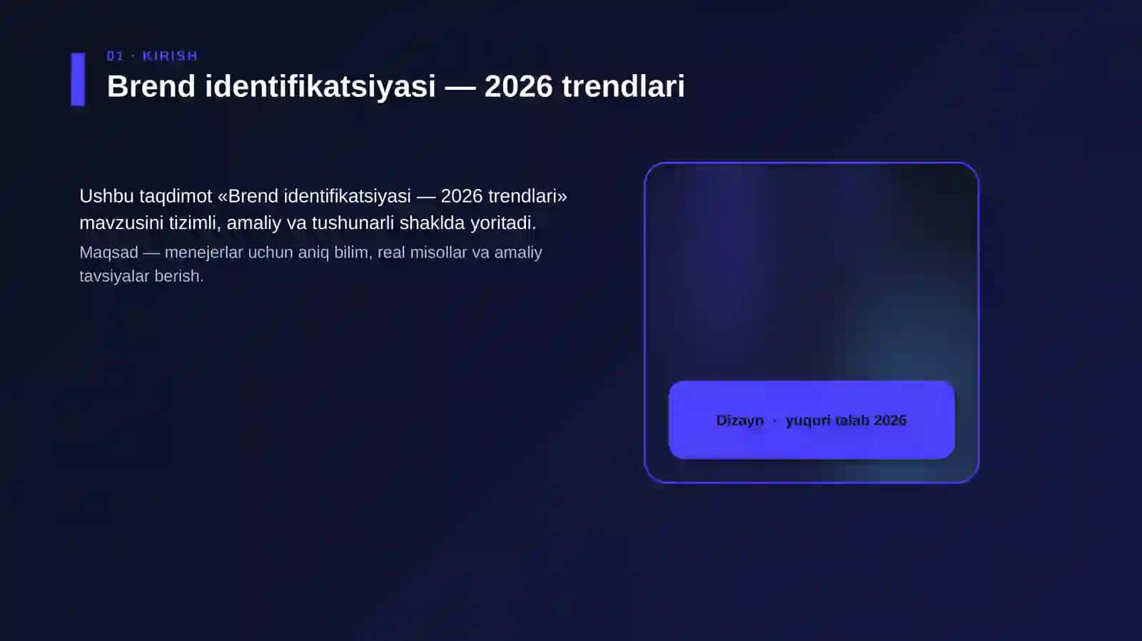 Brend identifikatsiyasi — 2026 trendlari 4