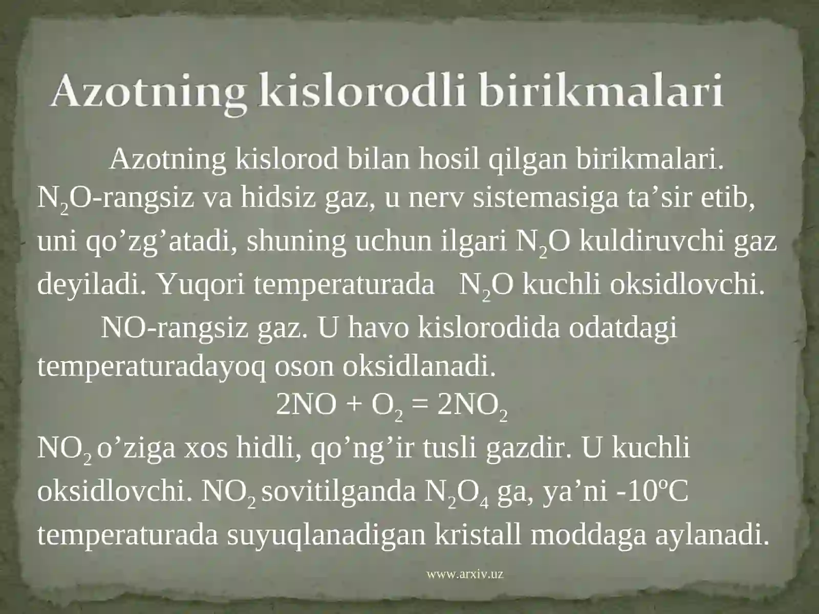 Azot va uning xossalari 4