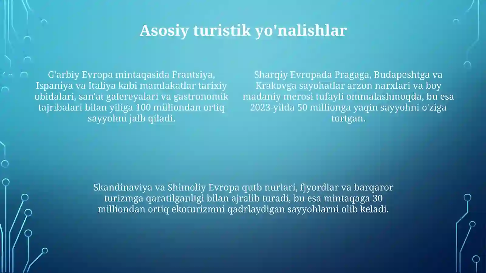 Yevropa regioni turizimi 4