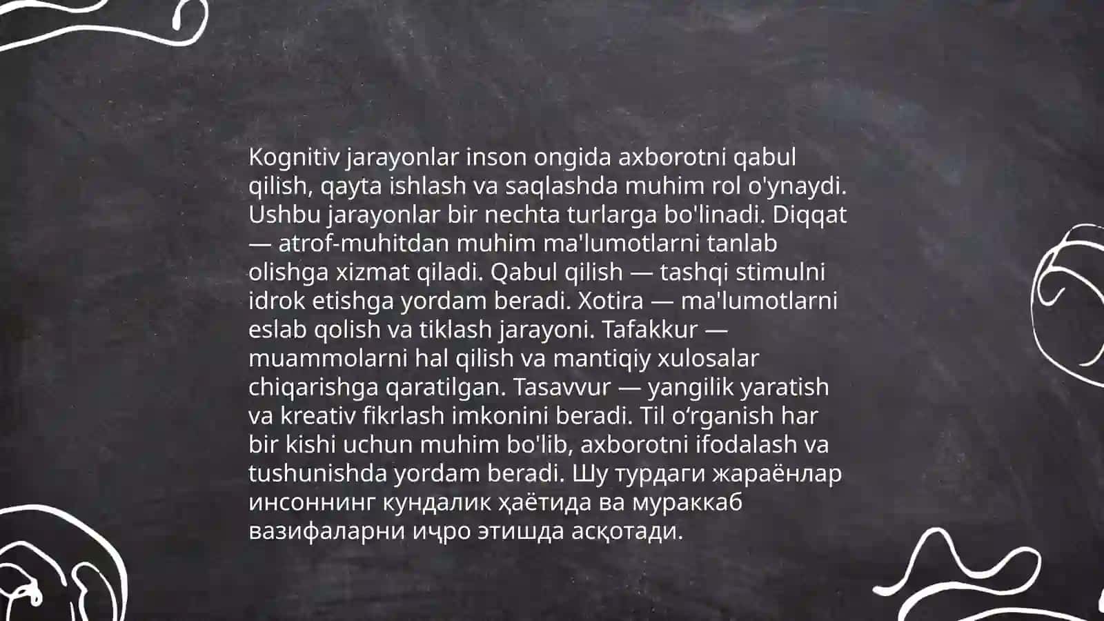 KOGNITIV FAOLIYATNING TUZILISHI, UNING ILMIY BILIMDAGI XUSUSIYATLARI. ILMIY BILIM SHAKLLARI 4