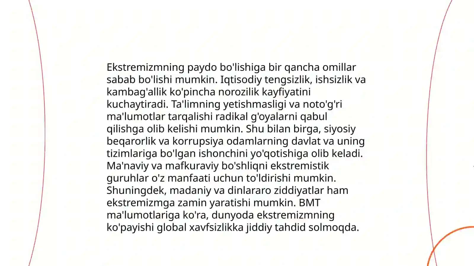 Diniy   aqidaparastlik (fanatizm),  ekstremizm paydo  bo’lishining  ijtimoiy-tarixiy zaminlari va rivojlanishi 4