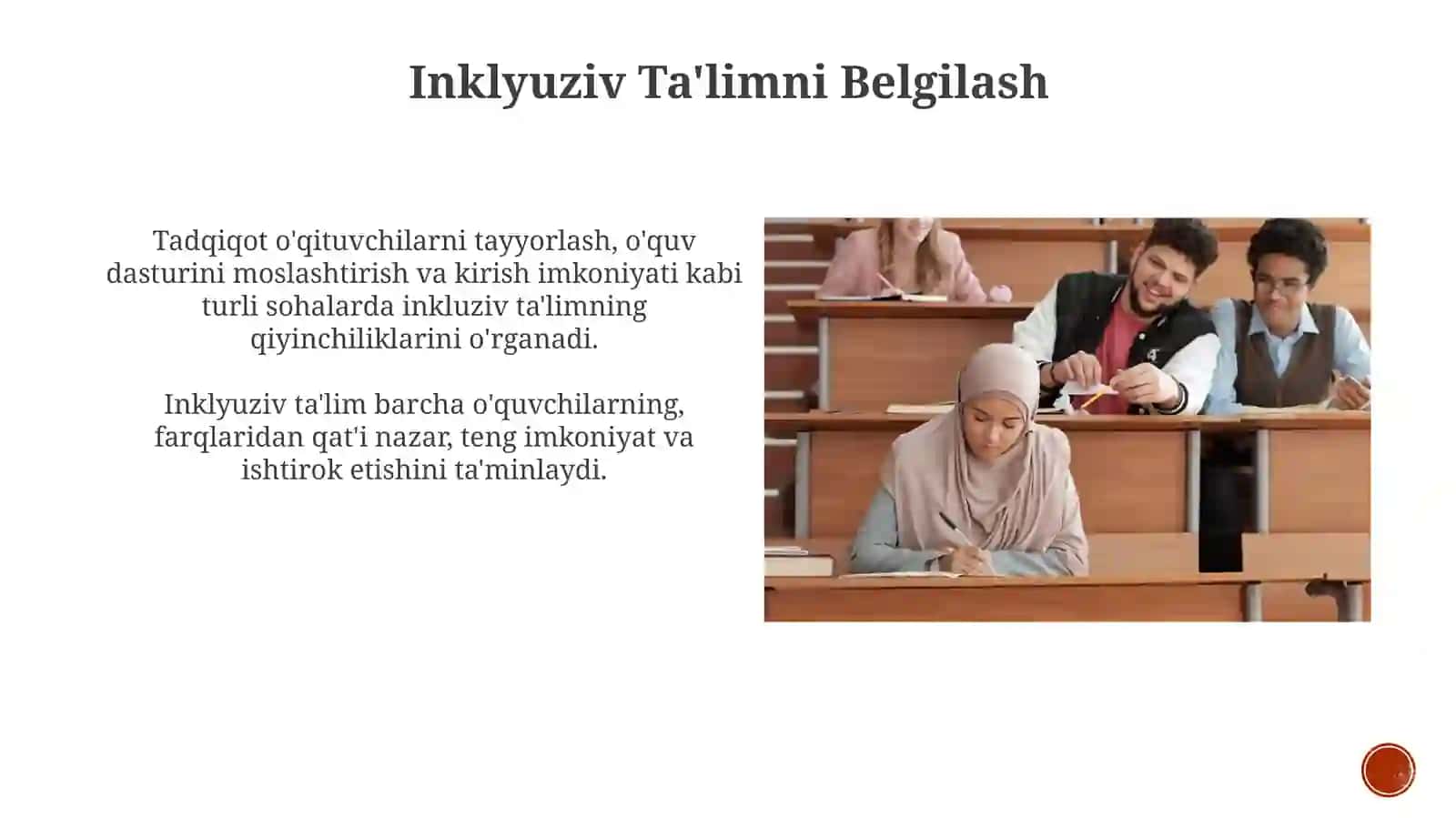 Inklyuziv Ta'limni Belgilash 4
