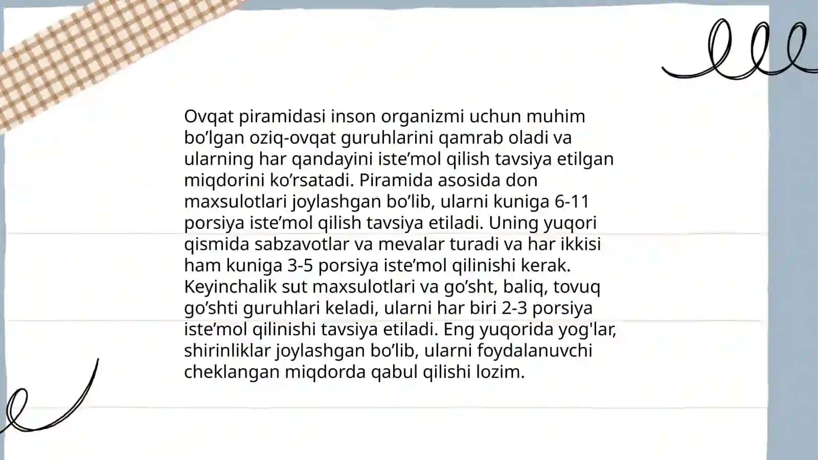 To'g'ri ovqatlanish ratsionali 4