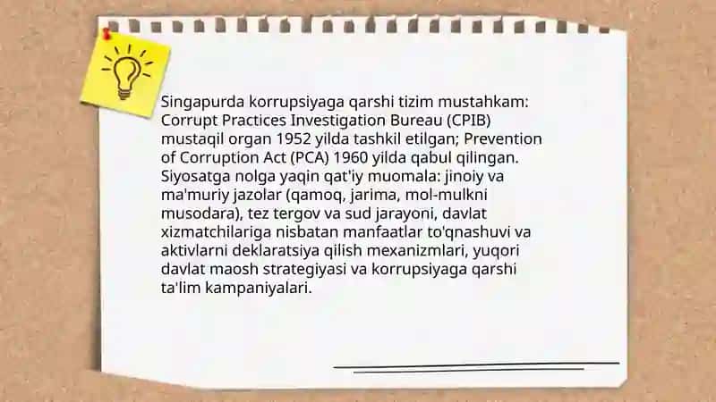Korrupsiyaga qarshi kurashishda yetakchi davlatlar tajribasi 4