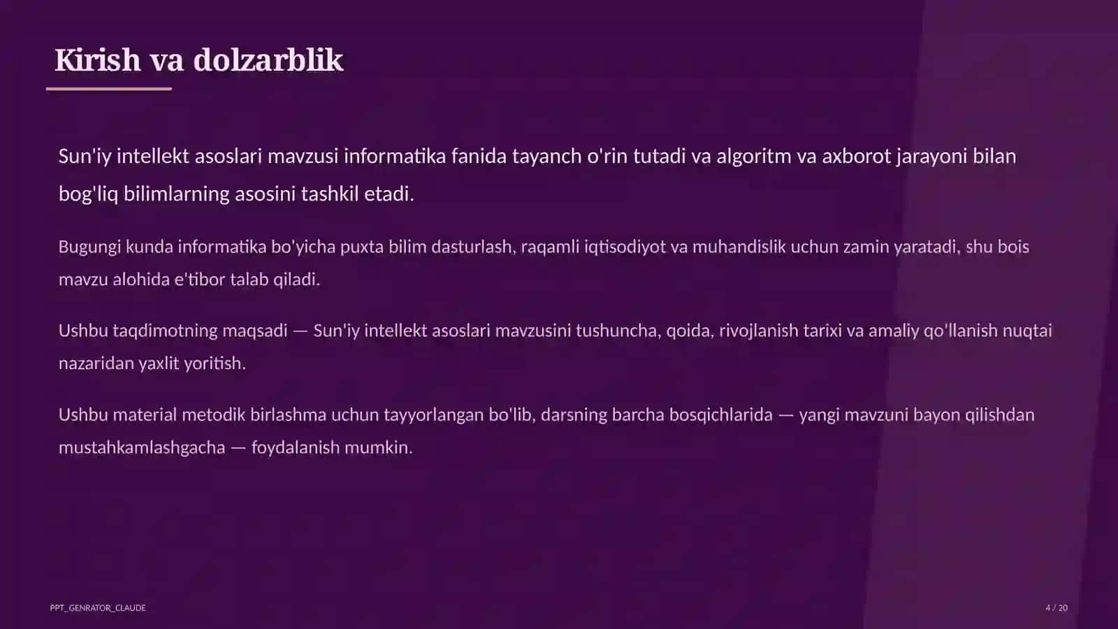 Sun'iy intellekt asoslari (10-sinf) 4