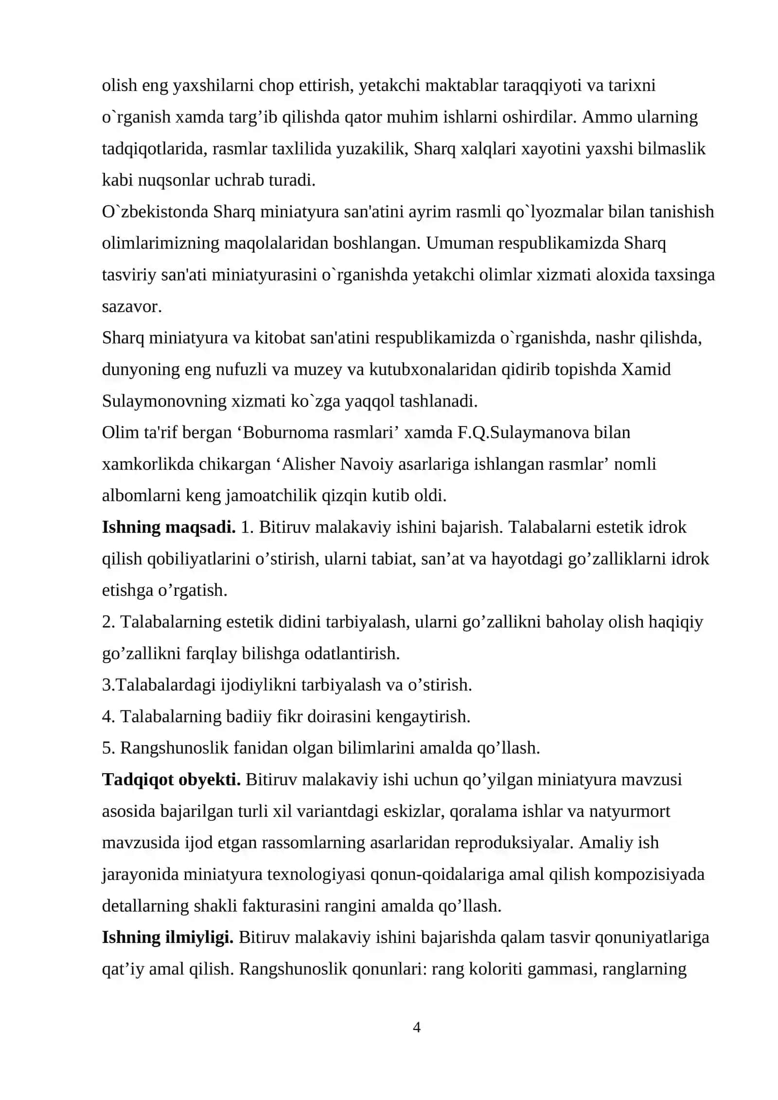 SHARQ MINIATYURA MAKTABI USULIDA OV MANZARASINI TASVIRLASH TEXNOLOGIYASI 4
