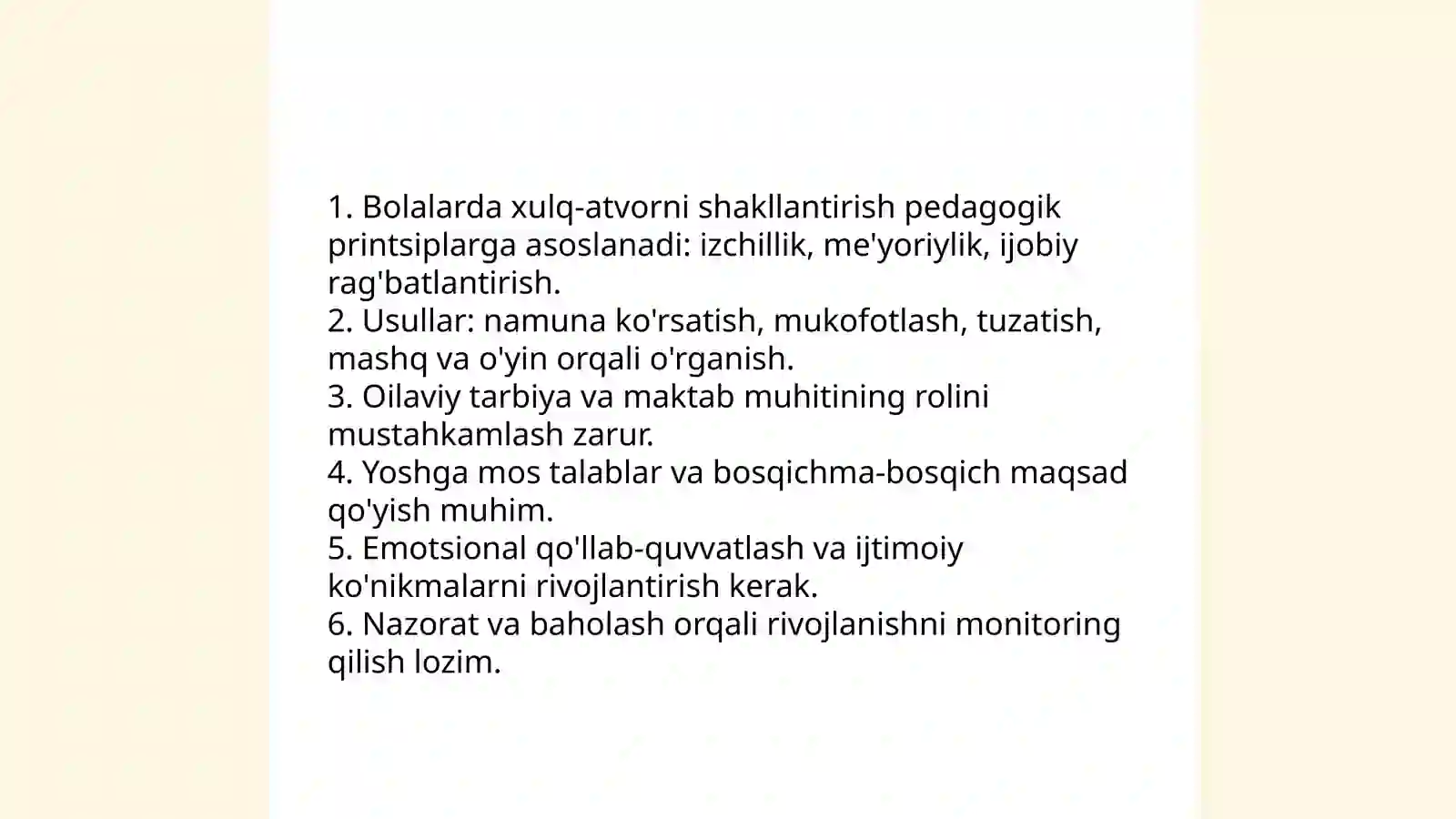 Tarbiya psixologiyasi 4