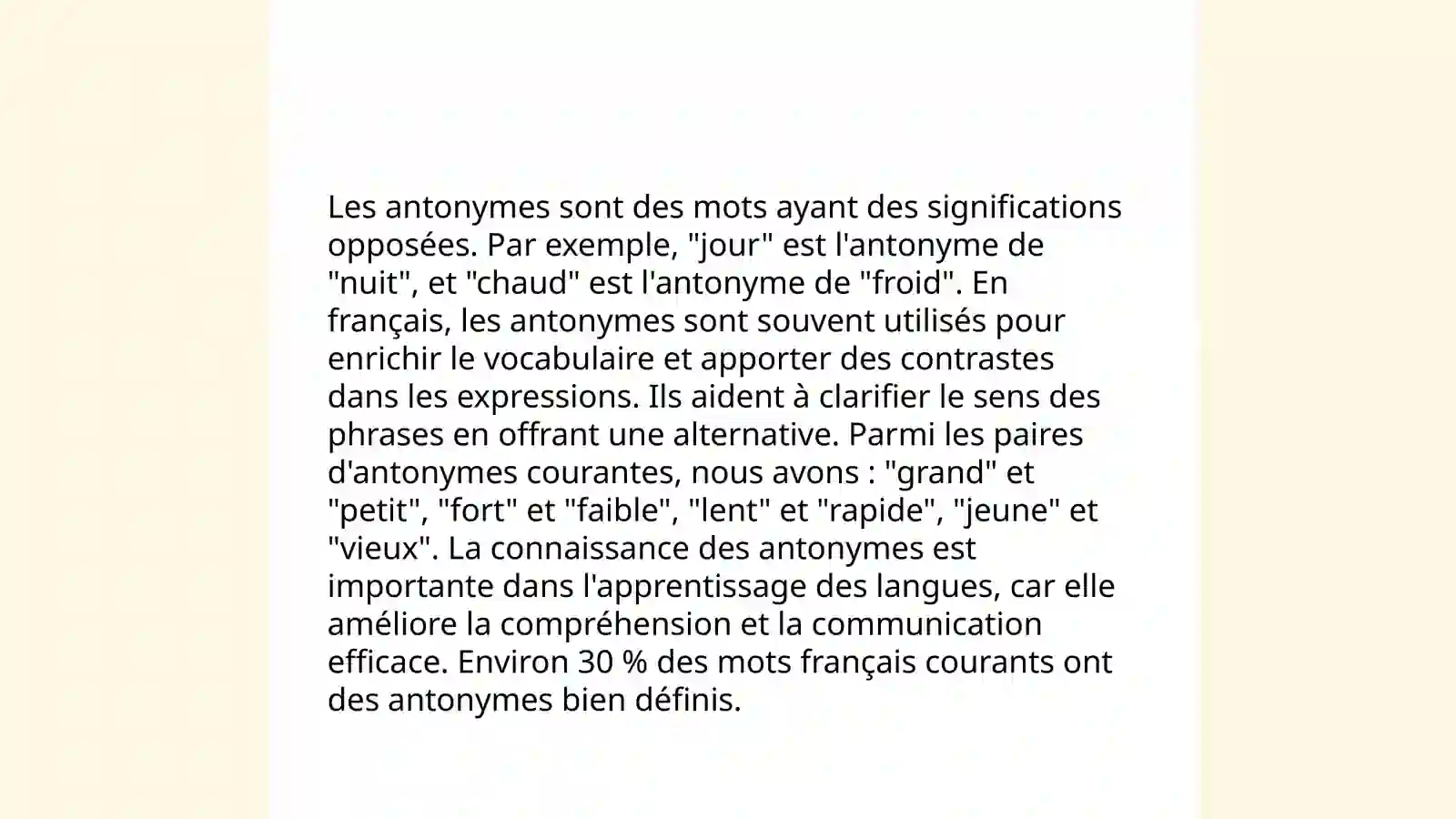 Relations lexiques 4