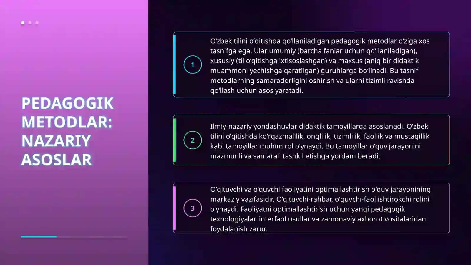 Oʻzbek [ ona tili ]oʻqitish metodlari va usullari 4