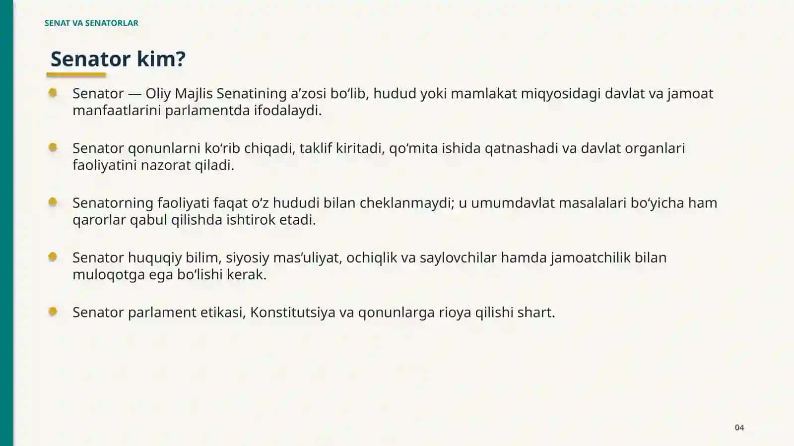 SENAT VA SENATORLAR 4