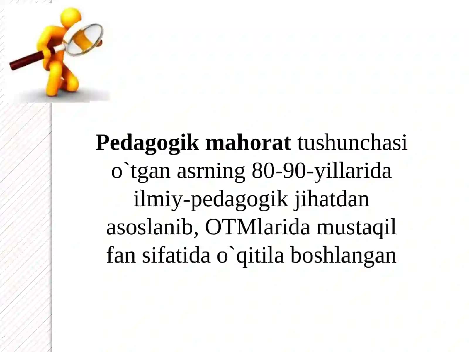 Tarbiyaviy ishlar ni amalga oshirishda pedagogik mahoratning o’rni 4