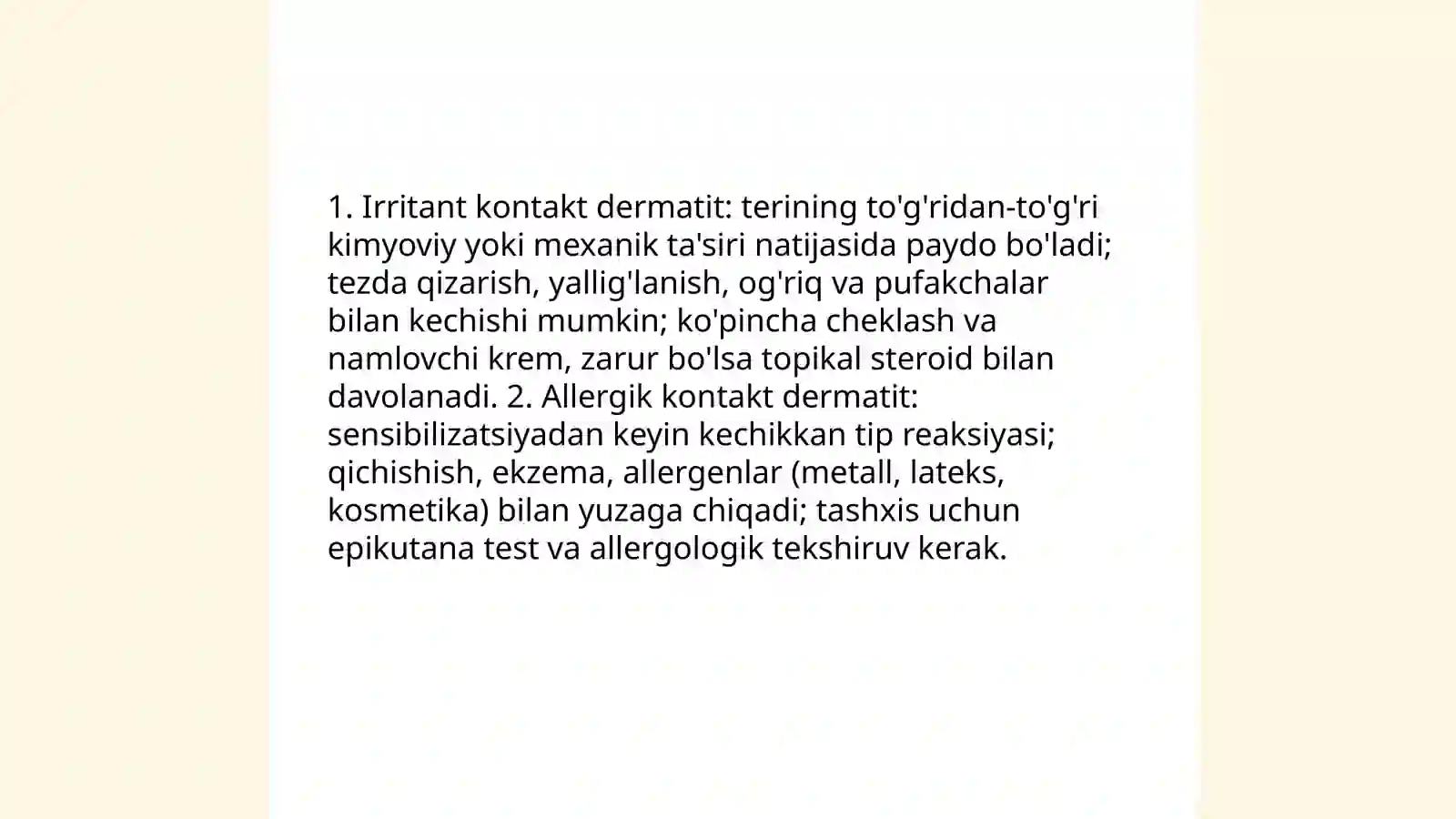 Kontakt dermatit 4