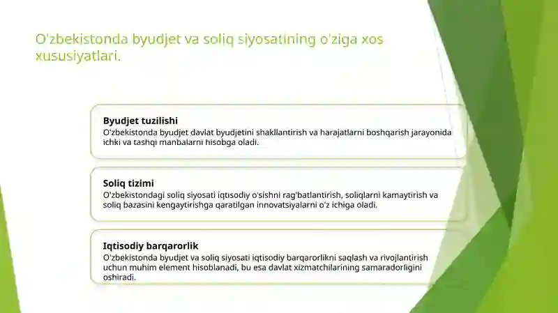 Byudjet soliq siyosati 4