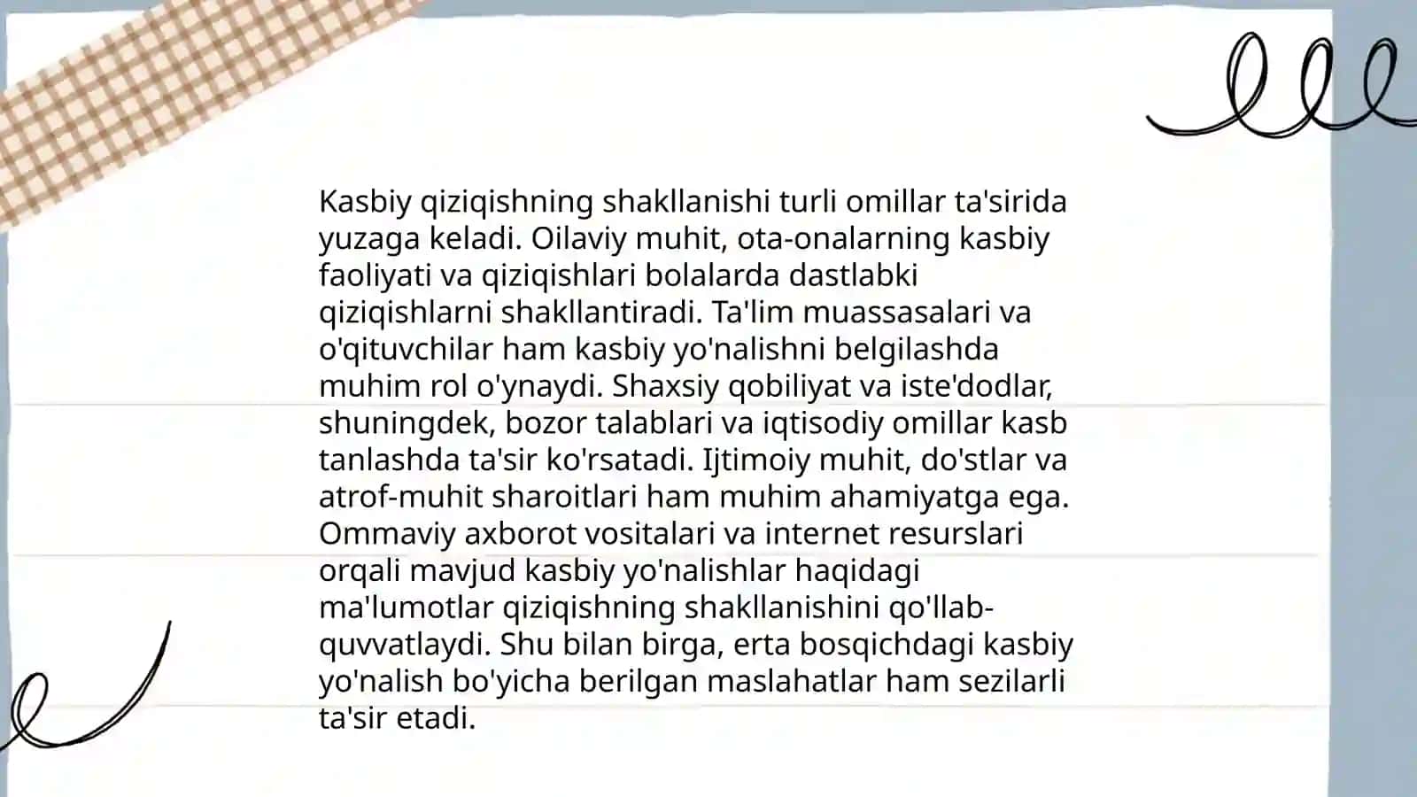 Kasbiy qiziqish,kasbiy moyillik tushunchasi 4