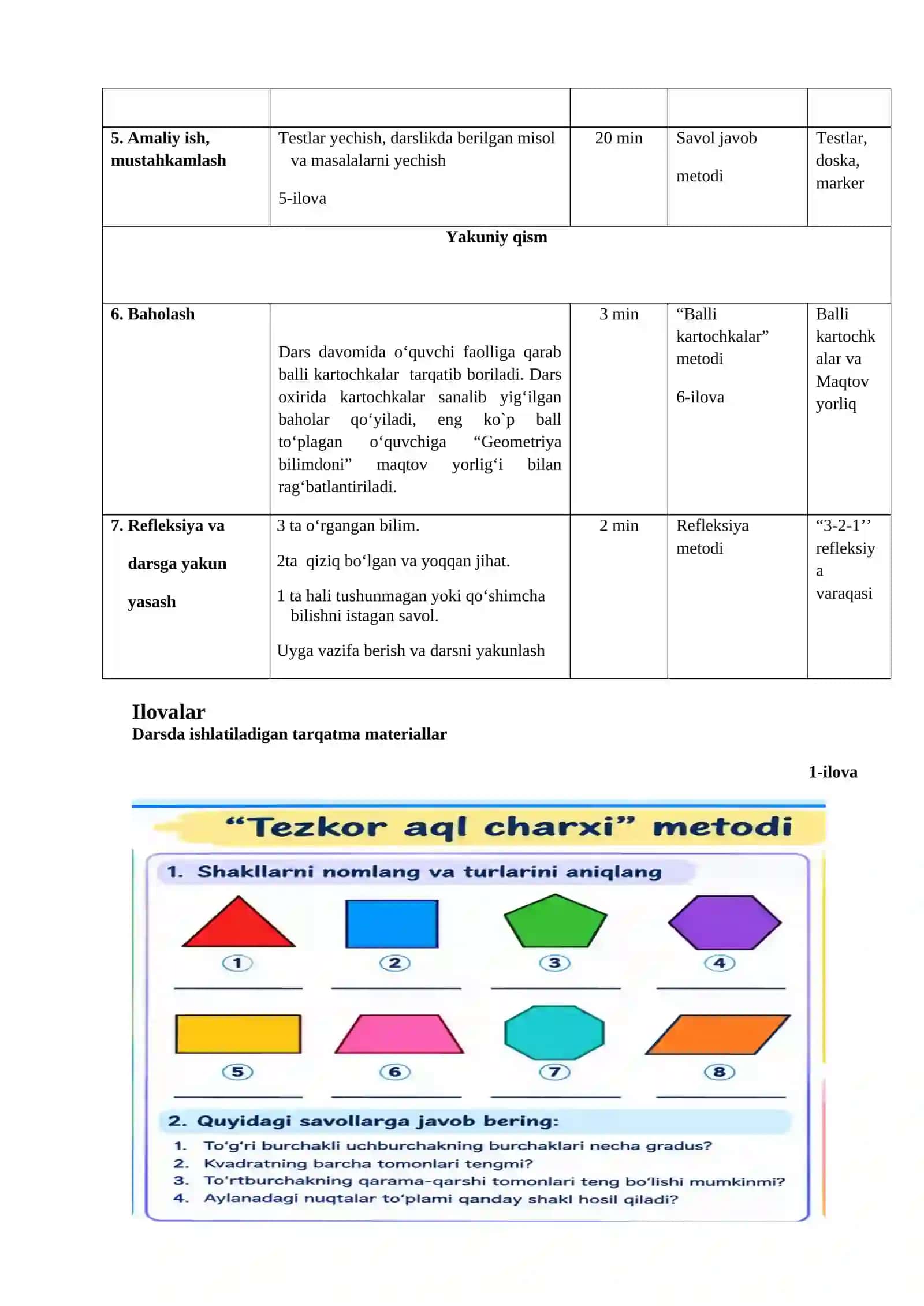 Muntazam ko‘pburchaklar (9-sinf) 4